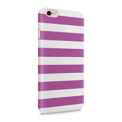 Skal till Apple iPhone 6(S)  - Linjer - Lila
