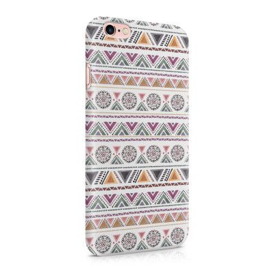 Skal till Apple iPhone 6(S)  - Mönster - Vit/Lila