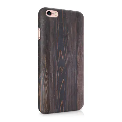 Skal till Apple iPhone 6(S)  - Mörkbetsat trä