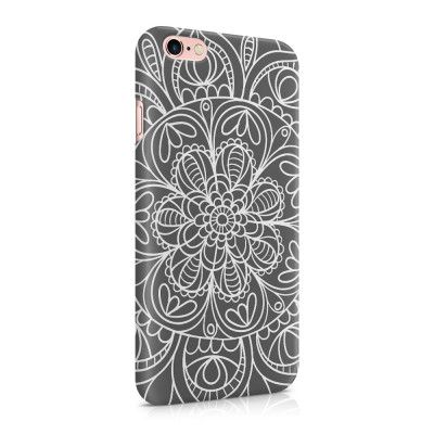 Skal till Apple iPhone 6(S)  - Mandala - Grå