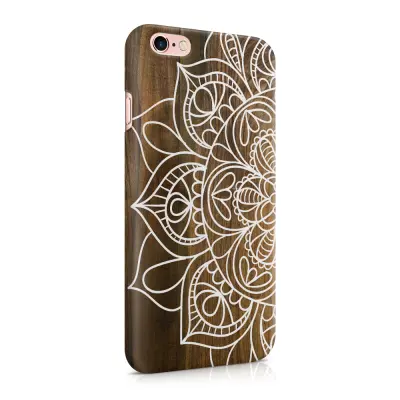 Skal till Apple iPhone 6(S)  - Mandala - Wood