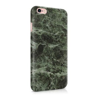 Skal till Apple iPhone 6(S)  - Marble - Grön/Svart