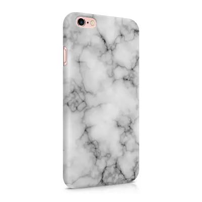 Skal till Apple iPhone 6(S)  - Marble - Vit/Svart