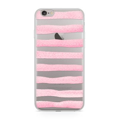 Skal till Apple iPhone 6(S) - Pink Stripes