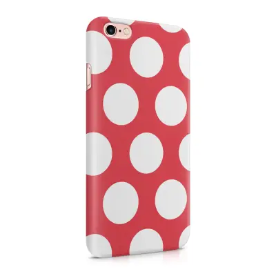 Skal till Apple iPhone 6(S)  - Polka - Magenta