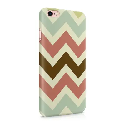 Skal till Apple iPhone 6(S)  - Retro ränder - Brun