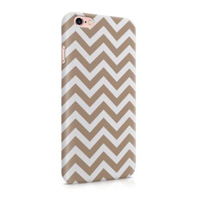 Skal till Apple iPhone 6(S)  - Retro ränder - Grå