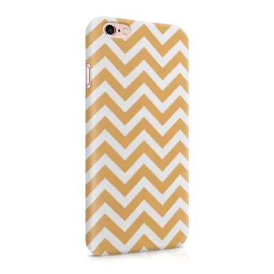 Skal till Apple iPhone 6(S)  - Retro ränder - Gul