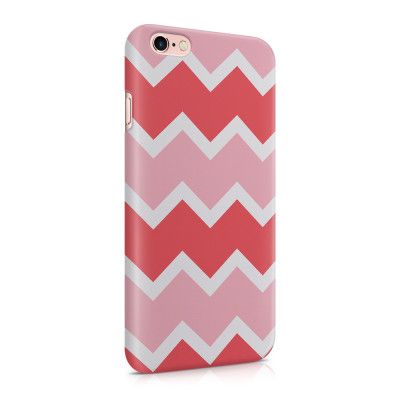 Skal till Apple iPhone 6(S)  - Retro ränder - Rosa