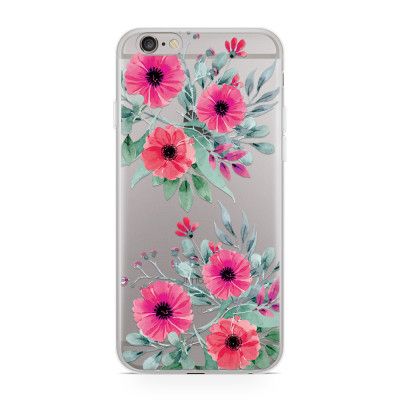 Skal till Apple iPhone 6(S) - Rosa buketter
