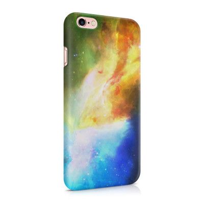Skal till Apple iPhone 6(S)  - Rymden - Gul/Blå