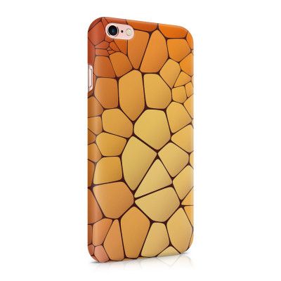 Skal till Apple iPhone 6(S)  - Skifferstenar - Orange