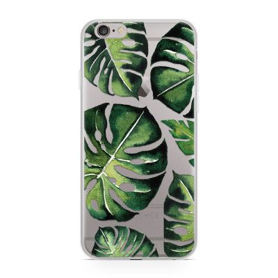 Skal till Apple iPhone 6(S) - Transparent jungle