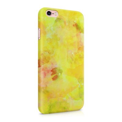 Skal till Apple iPhone 6(S)  - Vattenfärg - Gul