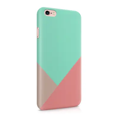Skal till Apple iPhone 6(S)  - Vinklar - Turkos/Rosa