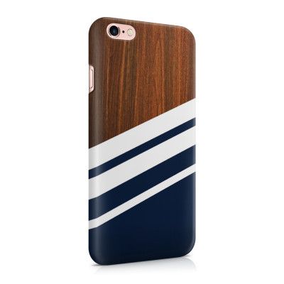 Skal till Apple iPhone 6(S) - Wooden Navy B