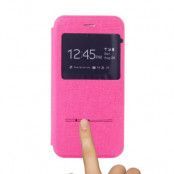 Slide Mobilfodral med fönster till Apple iPhone 6 / 6S - Magenta