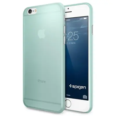 SPIGEN Air Skin 0.4mm Thick Skal till Apple iPhone 6/6S (Mint)
