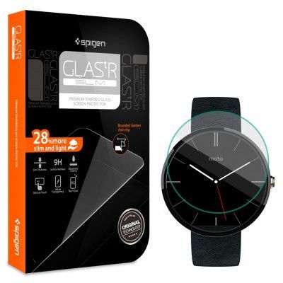 SPIGEN GLAS.TR SLIM TEMPERED GLASS SKÄRMSKYDD till Motorola Moto 360