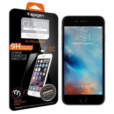 Spigen GLAS.TR Slim Tempered Glass till Apple iPhone 6/6S