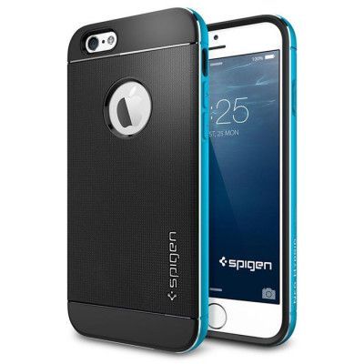 SPIGEN Neo Hybrid Metal Skal till Apple iPhone 6/6S (Metal blå)