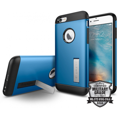 Spigen Slim Armor (iPhone 6/6S) - Blå