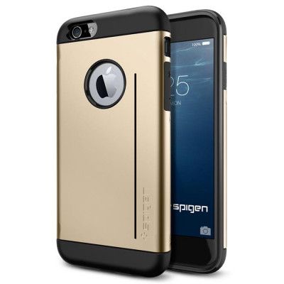 SPIGEN Slim Armor S Skal till Apple iPhone 6/6S  (Gold)