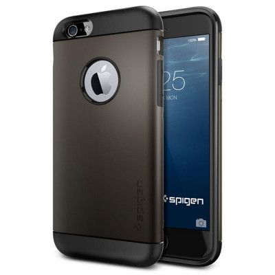 SPIGEN Slim Armor Skal till Apple iPhone 6/6S (Gunmetal)