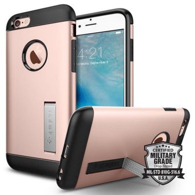 SPIGEN Slim Armor Skal till Apple iPhone 6/6S  (Rose Gold)