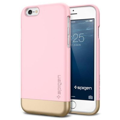 SPIGEN Style Armor Skal till Apple iPhone 6/6S (Rosa - Gold)