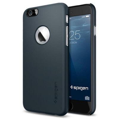 SPIGEN Thin Fit A Skal till Apple iPhone 6/6S (Metal Slate)