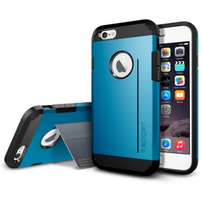 Spigen Tough Armor S (iPhone 6) - Blå