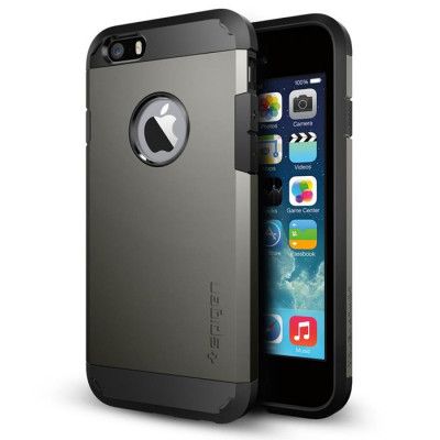 SPIGEN Tough Armor Skal till Apple iPhone 6/6S (Gunmetal)