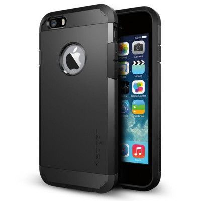 SPIGEN Tough Armor Skal till Apple iPhone 6/6S (Svart)