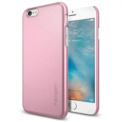 SPIGEN Ultra Thin Fit Skal till Apple iPhone 6/6S - Metallic Rose