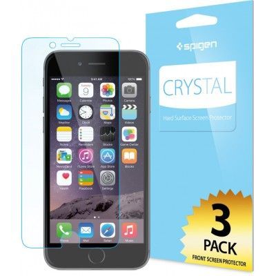 Spigen Screen Protector Crystal - 3-pack (iPhone 6)