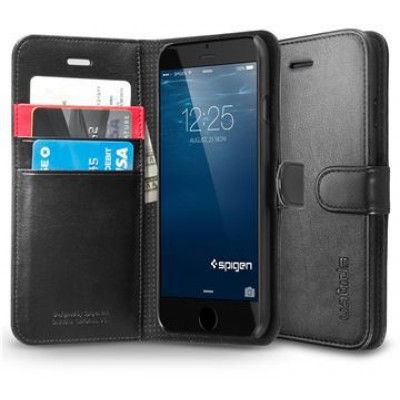 Spigen Wallet S (iPhone 6/6S) - Svart