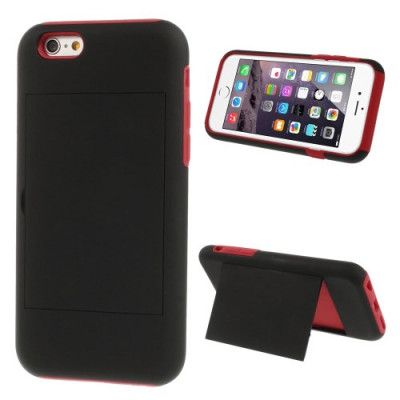Ställbar Combo Skal till Apple iPhone 6 / 6S  - Svart