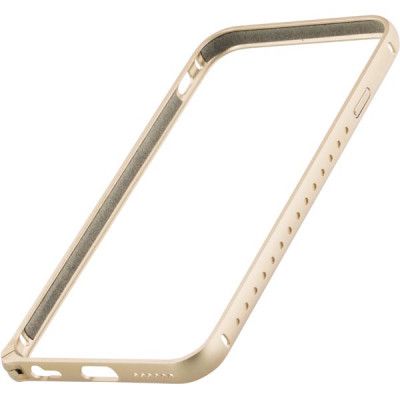 STREETZ aluminium bumper för iPhone 6 / 6S matt yta, guld