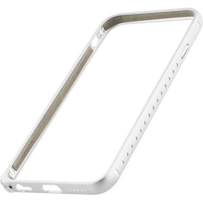 STREETZ aluminium bumper för iPhone 6 / 6S matt yta, silver