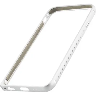STREETZ aluminium bumper för iPhone 6 / 6S matt yta, silver