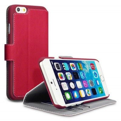 Terrapin Slim Plånboksfodral till Apple iPhone 6 / 6S (Röd)