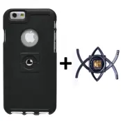 Tetrax XCASE Bundle Bilhållare till iPhone 6/6S - Svart