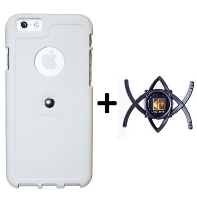 Tetrax XCASE Bundle iPhone 6/6S - Vit