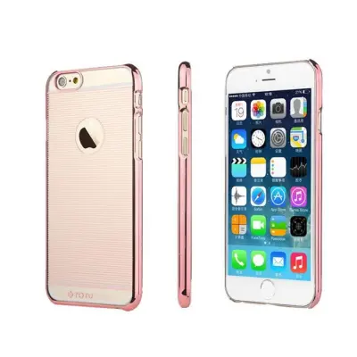 ToTu Stripes Baksideskal till Apple iPhone 6 / 6S (Magenta)