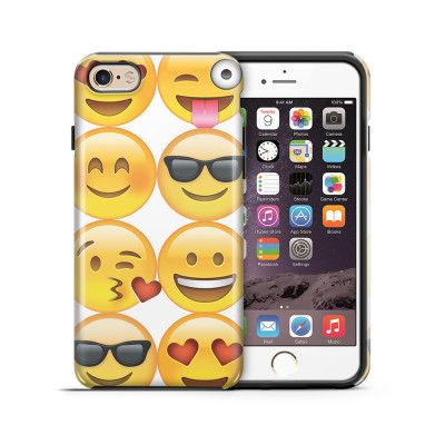 Tough mobilskal till Apple iPhone 6(S) - Emoji - Smileys