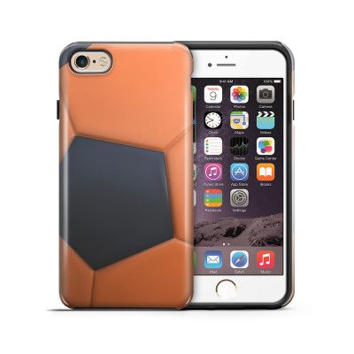Tough mobilskal till Apple iPhone 6(S) - Fotboll - Orange