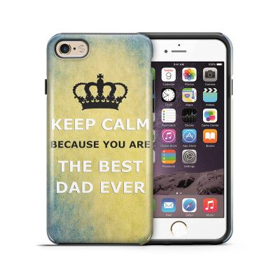 Tough mobilskal till Apple iPhone 6(S) - Keep Calm - Best dad