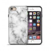 Tough mobilskal till Apple iPhone 6(S) - Marble - Vit/Svart