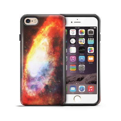 Tough mobilskal till Apple iPhone 6(S) - Rymden - Röd